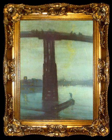 framed  James Abbott Mcneill Whistler Nocturne, ta009-2